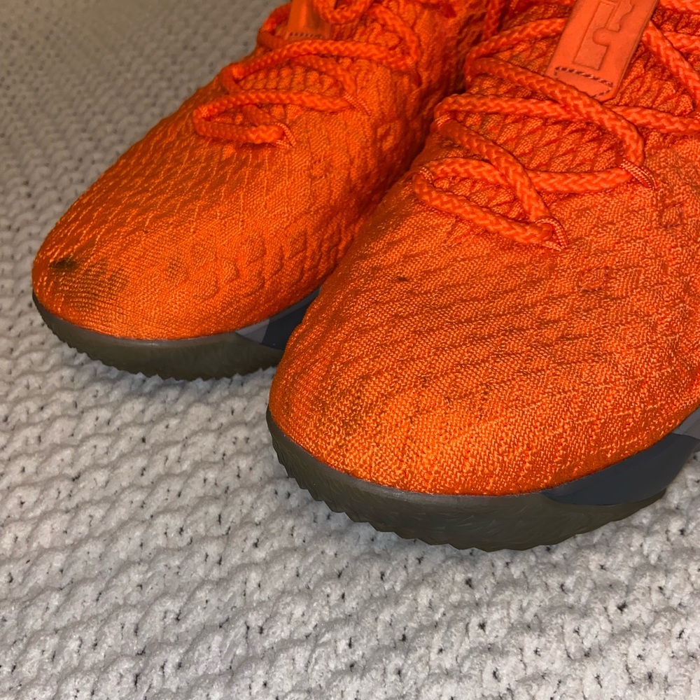 Limited Edition Lebron 15 Orange Box Basketball Shoes - Picture 10 of 15